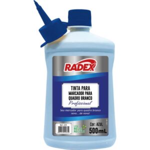 Tinta marcador quadro branco Reabastecedor 500ml Azul