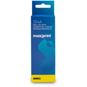 Refil de Tinta Epson Compatível 544Y Amarelo 70 ml - Maxprint