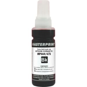 Refil de Tinta Epson Compatível 664 Preto 100 ml - Masterprint