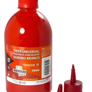 Tinta Marcador Quadro Branco Reabastecedor Ge-500ml Vermelho - Gramp Line