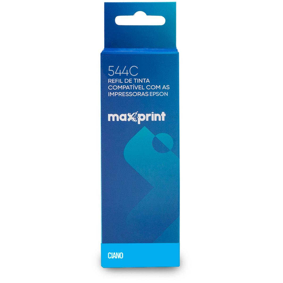 Refil de Tinta Epson Compatível 544C Ciano 70 ml - Maxprint