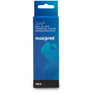 Refil de Tinta Epson Compatível 544P Preto 70 ml - Maxprint