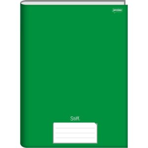 Caderno Brochurão Capa Dura Stiff 96 FLS.VERDE