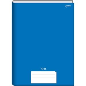 Caderno Brochurão Capa Dura Stiff 96 fls. Azul.